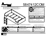 Ameriwood HOME 5847412COM Assembly Instructions Manual preview