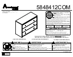 Ameriwood HOME 5848412COM Assembly Instructions Manual preview