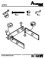 Предварительный просмотр 10 страницы Ameriwood HOME 5950103COM Assembly Manual