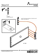 Preview for 20 page of Ameriwood HOME 5994096COM Instruction Booklet