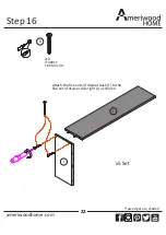 Preview for 22 page of Ameriwood HOME 5994096COM Instruction Booklet