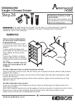 Preview for 32 page of Ameriwood HOME 5994096COM Instruction Booklet