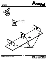 Предварительный просмотр 10 страницы Ameriwood HOME 6762335COM Assembly Instruction Manual