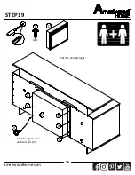 Предварительный просмотр 26 страницы Ameriwood HOME 6762335COM Assembly Instruction Manual