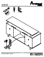 Предварительный просмотр 27 страницы Ameriwood HOME 6762335COM Assembly Instruction Manual