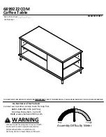 Ameriwood HOME 6899222COM Customer Instruction Booklet preview