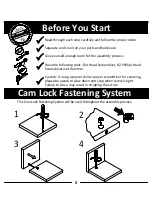 Preview for 3 page of Ameriwood HOME 6899222COM Customer Instruction Booklet