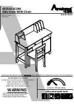 Предварительный просмотр 1 страницы Ameriwood HOME 6925015COM Manual