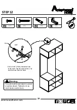 Предварительный просмотр 19 страницы Ameriwood HOME 7027013COM Assembly Instructions Manual