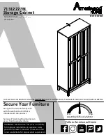 Preview for 1 page of Ameriwood HOME 7131222EBL Instruction Booklet