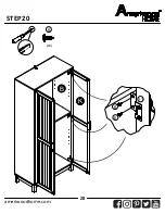 Preview for 28 page of Ameriwood HOME 7131222EBL Instruction Booklet