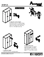 Предварительный просмотр 21 страницы Ameriwood HOME 7226341EBL Manual