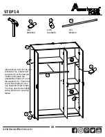 Предварительный просмотр 22 страницы Ameriwood HOME 7226341EBL Manual