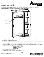 Предварительный просмотр 23 страницы Ameriwood HOME 7226341EBL Manual