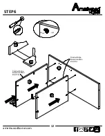 Preview for 12 page of Ameriwood HOME 7390015COM Assembly Instructions Manual