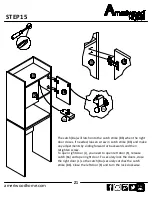 Preview for 21 page of Ameriwood HOME 7390015COM Assembly Instructions Manual