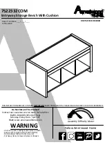 Ameriwood HOME 7522332COM Assembly Instructions Manual preview