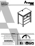 Ameriwood HOME 810569984 Assembly Instructions Manual preview