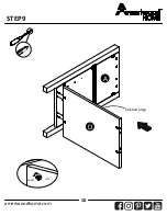 Preview for 18 page of Ameriwood HOME 810569984 Assembly Instructions Manual