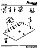 Preview for 20 page of Ameriwood HOME 810569984 Assembly Instructions Manual