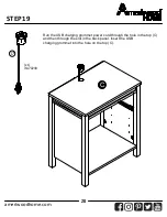 Preview for 28 page of Ameriwood HOME 810569984 Assembly Instructions Manual