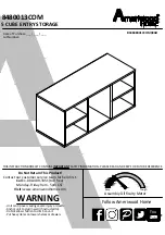 Preview for 1 page of Ameriwood HOME 8480013COM Assembly Instruction Manual