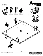 Предварительный просмотр 8 страницы Ameriwood HOME 8620015WCOM Assembly Instructions Manual