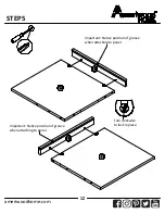 Предварительный просмотр 12 страницы Ameriwood HOME 8620015WCOM Assembly Instructions Manual