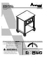 Preview for 1 page of Ameriwood HOME 8760341BLO Assembly Instructions Manual