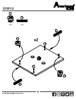 Preview for 22 page of Ameriwood HOME 8800335COM Assembly Instruction Manual