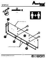 Preview for 24 page of Ameriwood HOME 8800335COM Assembly Instruction Manual