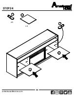 Preview for 34 page of Ameriwood HOME 8800335COM Assembly Instruction Manual