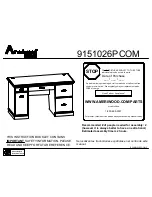 Ameriwood HOME 9151026PCOM Instruction Manual preview