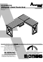 Ameriwood HOME 9552096COM Manual предпросмотр