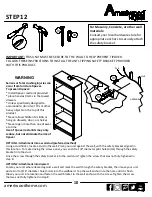 Предварительный просмотр 18 страницы Ameriwood HOME 9605337COM Instruction Booklet