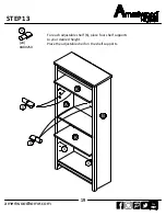 Предварительный просмотр 19 страницы Ameriwood HOME 9605337COM Instruction Booklet