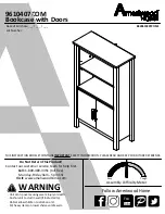 Ameriwood HOME 9610407COM Manual preview