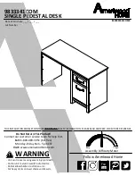 Предварительный просмотр 1 страницы Ameriwood HOME 9833341COM Assembly Manual