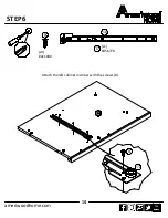 Предварительный просмотр 14 страницы Ameriwood HOME 9833341COM Assembly Manual