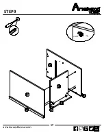 Предварительный просмотр 17 страницы Ameriwood HOME 9833341COM Assembly Manual