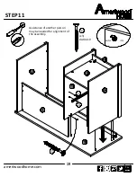 Предварительный просмотр 19 страницы Ameriwood HOME 9833341COM Assembly Manual