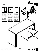 Предварительный просмотр 25 страницы Ameriwood HOME 9833341COM Assembly Manual