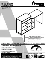 Ameriwood HOME 9866222COM Assembly Instructions Manual preview