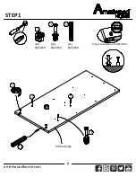 Предварительный просмотр 7 страницы Ameriwood HOME 9866335COM Manual