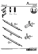 Предварительный просмотр 6 страницы Ameriwood HOME B345047096COM01 Assembly Instruction Manual