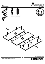 Предварительный просмотр 9 страницы Ameriwood HOME B345047096COM01 Assembly Instruction Manual