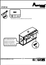 Предварительный просмотр 22 страницы Ameriwood HOME Barrow Creek 1807015COM Manual