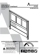 Ameriwood HOME Carver Queen Headboard 5988196COM Instruction Booklet preview