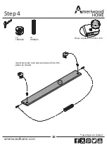 Предварительный просмотр 10 страницы Ameriwood HOME Colebrook 5555550COM Assembly Instructions Manual