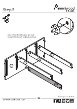 Предварительный просмотр 11 страницы Ameriwood HOME Colebrook 5555550COM Assembly Instructions Manual